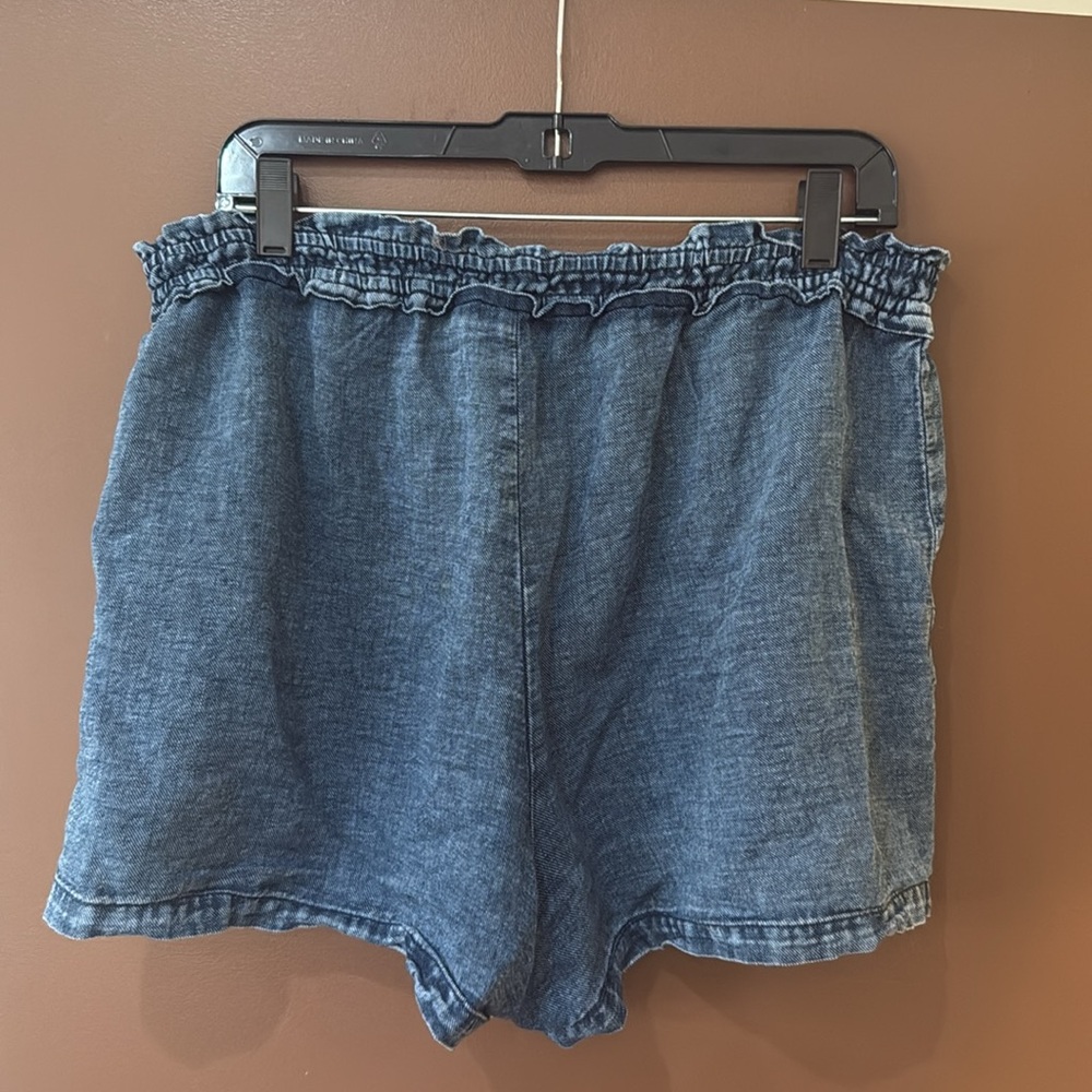 Anthropologie Cotton Stretch Lightweight Pull-On Shorts - Picture 3 of 5